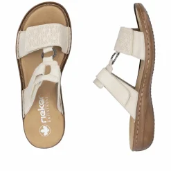 Rieker Damen Pantoletten lehmbeige