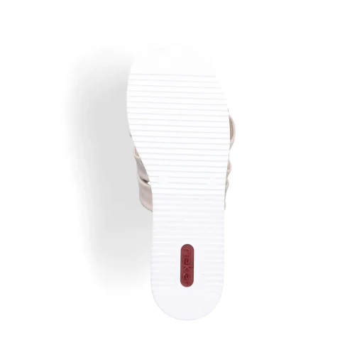 Rieker Damen Pantoletten hellbeige