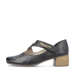 Rieker Damen Pumps asphaltschwarz