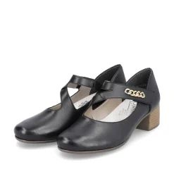 Rieker Damen Pumps asphaltschwarz