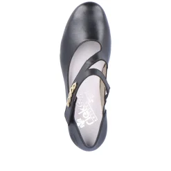Rieker Damen Pumps asphaltschwarz