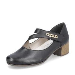 Rieker Damen Pumps asphaltschwarz