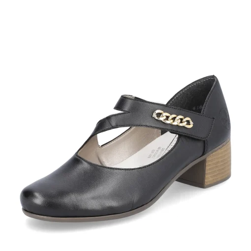 Rieker Damen Pumps asphaltschwarz