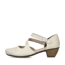 Rieker Damen Pumps cremeweiß