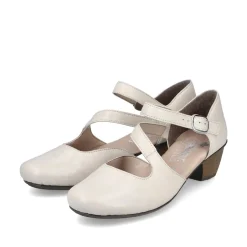 Rieker Damen Pumps cremeweiß