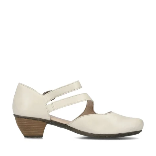 Rieker Damen Pumps cremeweiß