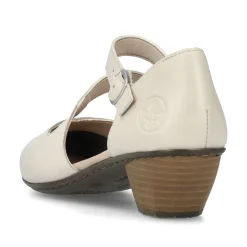 Rieker Damen Pumps cremeweiß
