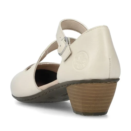 Rieker Damen Pumps cremeweiß