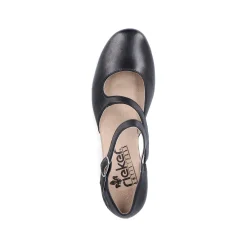 Rieker Damen Pumps glanzschwarz