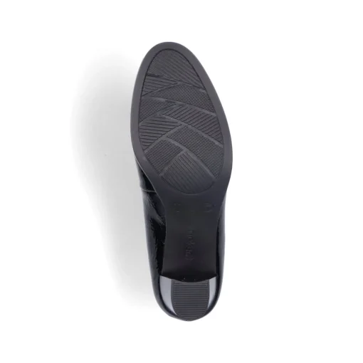 Rieker Damen Pumps glanzschwarz