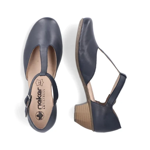 Rieker Damen Pumps marineblau
