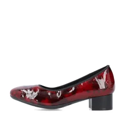 Rieker Damen Pumps metallic-rot