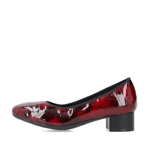 Rieker Damen Pumps metallic-rot