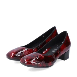Rieker Damen Pumps metallic-rot