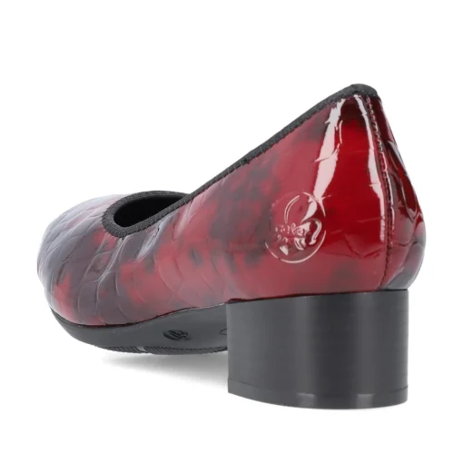 Rieker Damen Pumps metallic-rot
