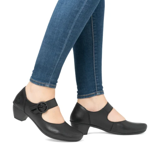 Rieker Damen Pumps nachtschwarz