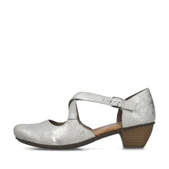 Rieker Damen Pumps silber-platin