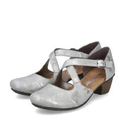 Rieker Damen Pumps silber-platin