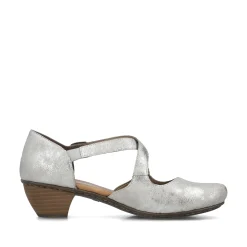 Rieker Damen Pumps silber-platin