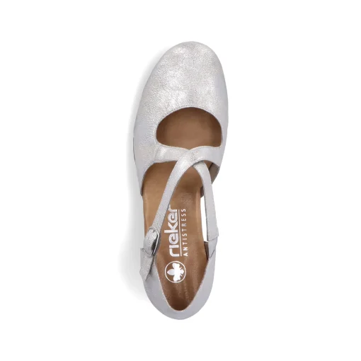 Rieker Damen Pumps silber-platin