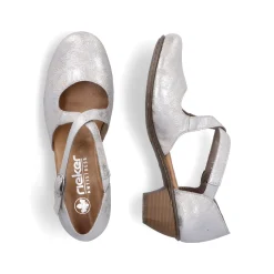 Rieker Damen Pumps silber-platin