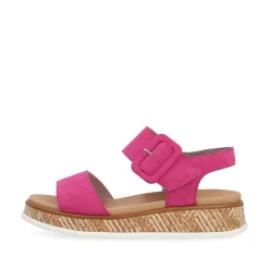Rieker Damen Riemchensandalen magenta