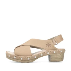 Rieker Damen Riemchensandaletten hellbeige