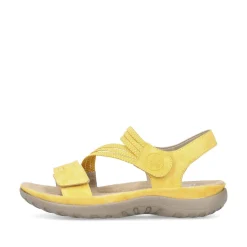 Rieker Damen Riemchensandalen zitronengelb