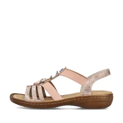 Rieker Damen Riemchensandalen altrosa