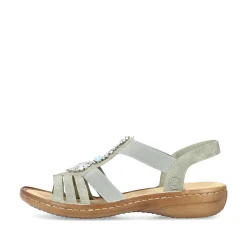 Rieker Damen Riemchensandalen mintgrün