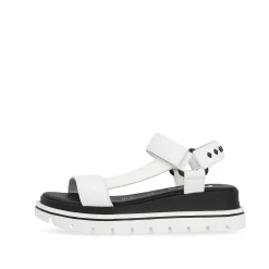 Rieker Damen Riemchensandalen pearl white