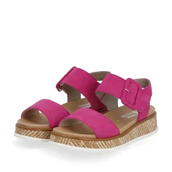 Rieker Damen Riemchensandalen magenta