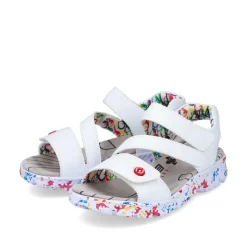 Rieker Damen Riemchensandalen lilienweiß