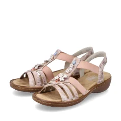 Rieker Damen Riemchensandalen altrosa