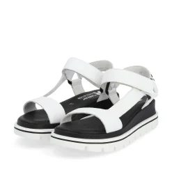 Rieker Damen Riemchensandalen pearl white