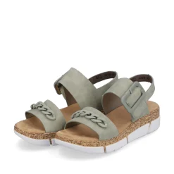 Rieker Damen Riemchensandalen mintgrün