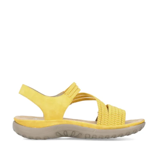 Rieker Damen Riemchensandalen zitronengelb