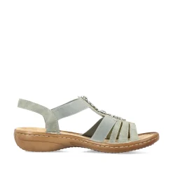 Rieker Damen Riemchensandalen mintgrün