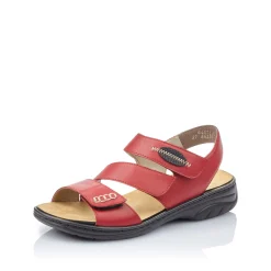 Rieker Damen Riemchensandalen kirschrot