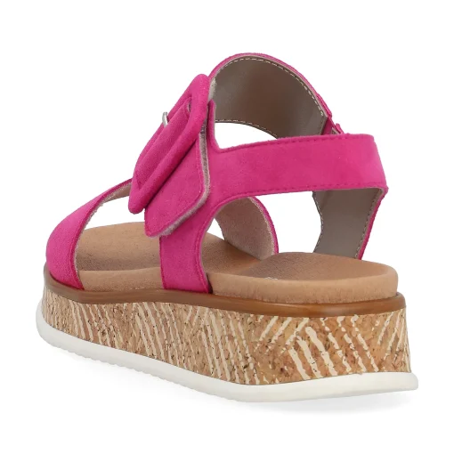 Rieker Damen Riemchensandalen magenta