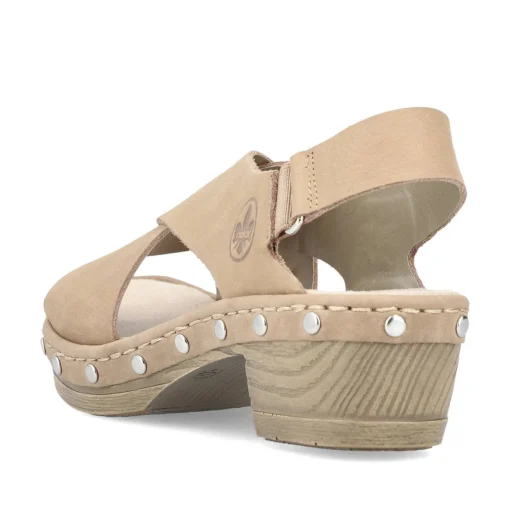 Rieker Damen Riemchensandaletten hellbeige