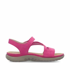 Rieker Damen Riemchensandalen rosa
