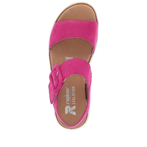 Rieker Damen Riemchensandalen magenta