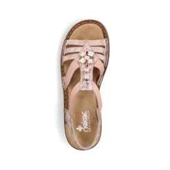 Rieker Damen Riemchensandalen altrosa