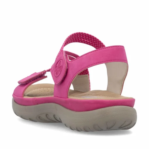 Rieker Damen Riemchensandalen rosa