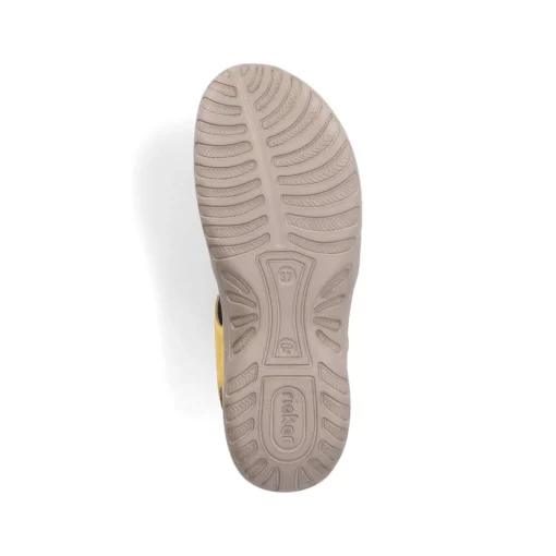 Rieker Damen Riemchensandalen zitronengelb