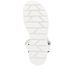Rieker Damen Riemchensandalen pearl white