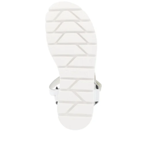 Rieker Damen Riemchensandalen pearl white