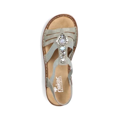 Rieker Damen Riemchensandalen mintgrün