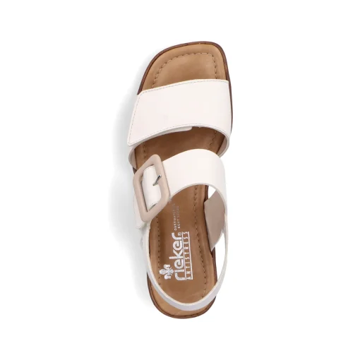 Rieker Damen Riemchensandaletten hellbeige